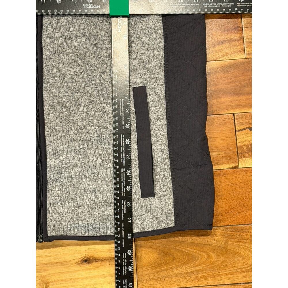 Orvis Men's Full Zip Fleece Vest | Grey | Zip Pockets | Size L | Travel Layer - Picture 10 of 10